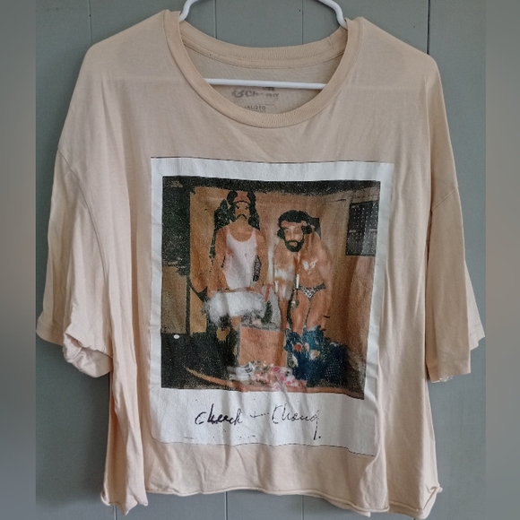 Cheech And Chong Cropped Tee - Picture 1 of 3